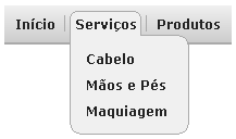 Menus e Submenus
